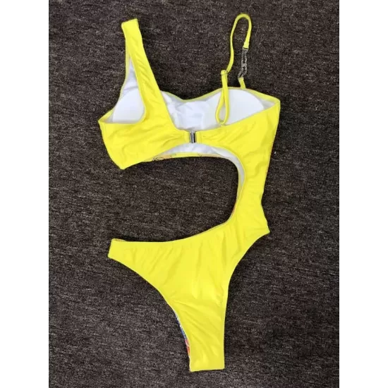 One-Piece Floral Printed Sleeveless Backless Monokini Swimwear One-Piece Floral Printed Sleeveless Backless Monokini Swimwear