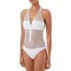 Strapless Mesh Hollow Zipper Breathable One-Piece Swimwear Strapless Mesh Hollow Zipper Breathable One-Piece Swimwear