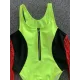 Color-Block V-Neck Zipper Split-Joint Tasseled One-Piece Swimwear Color-Block V-Neck Zipper Split-Joint Tasseled One-Piece Swimwear