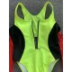 Color-Block V-Neck Zipper Split-Joint Tasseled One-Piece Swimwear Color-Block V-Neck Zipper Split-Joint Tasseled One-Piece Swimwear