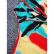 Color Blooming Spaghetti-Neck Padded Backless Bandage One-Piece Swimwear Color Blooming Spaghetti-Neck Padded Backless Bandage One-Piece Swimwear