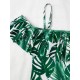 Monstera Ceriman Off-The-Shoulder Padded One-Piece Swimwear Monstera Ceriman Off-The-Shoulder Padded One-Piece Swimwear
