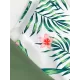 Deep V-Neck Monstera Ceriman Split-Joint One-Piece Swimwear Deep V-Neck Monstera Ceriman Split-Joint One-Piece Swimwear