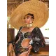 Belly-Hollow V-Neck Floral Flared Sleeves One-Piece Monokini Swimwear Belly-Hollow V-Neck Floral Flared Sleeves One-Piece Monokini Swimwear