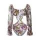 Belly-Hollow V-Neck Floral Flared Sleeves One-Piece Monokini Swimwear Belly-Hollow V-Neck Floral Flared Sleeves One-Piece Monokini Swimwear
