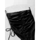 Solid Color Adjustable Lace-Up One-Piece Swimwear Solid Color Adjustable Lace-Up One-Piece Swimwear