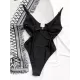 Sexy U-Neck Solid Color One-Piece Swimwear Sexy U-Neck Solid Color One-Piece Swimwear