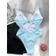 Sexy U-Neck Solid Color One-Piece Swimwear Sexy U-Neck Solid Color One-Piece Swimwear