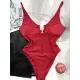 Sexy U-Neck Solid Color One-Piece Swimwear Sexy U-Neck Solid Color One-Piece Swimwear