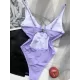 Sexy U-Neck Solid Color One-Piece Swimwear Sexy U-Neck Solid Color One-Piece Swimwear