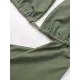 Sexy Triangle Hollow Solid One-Piece Swimwear Sexy Triangle Hollow Solid One-Piece Swimwear