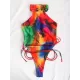 Gradient Color Bandage Backless One-Piece Swimwear Gradient Color Bandage Backless One-Piece Swimwear