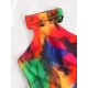 Gradient Color Bandage Backless One-Piece Swimwear Gradient Color Bandage Backless One-Piece Swimwear