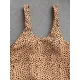 Leopard Print Backless One-Piece Swimsuit Leopard Print Backless One-Piece Swimsuit