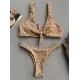 Leopard Print Backless One-Piece Swimsuit Leopard Print Backless One-Piece Swimsuit