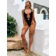 Sexy Sleeveless Split-Joint Hollow Monokini Swimwear Sexy Sleeveless Split-Joint Hollow Monokini Swimwear