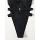 Sexy Sleeveless Split-Joint Hollow Monokini Swimwear Sexy Sleeveless Split-Joint Hollow Monokini Swimwear