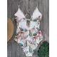 V-Neck Lace Spaghetti-Neck One-Piece Swimwear V-Neck Lace Spaghetti-Neck One-Piece Swimwear