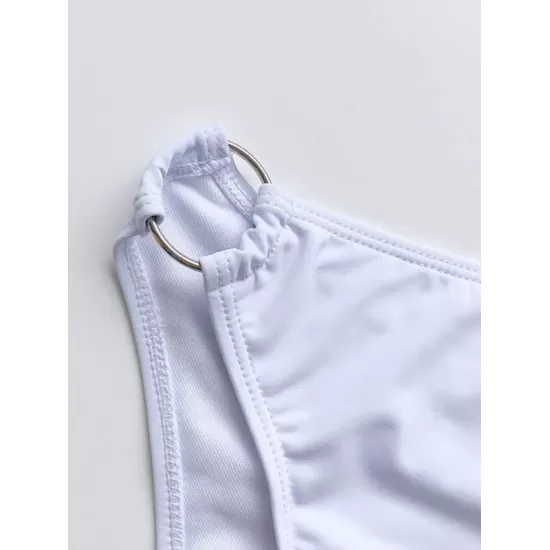 V-Neck Hollow Circular Ring One-Piece Swimwear V-Neck Hollow Circular Ring One-Piece Swimwear