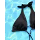 Padded Backless Hollow Solid Color Halter-Neck One-Piece Swimwear Padded Backless Hollow Solid Color Halter-Neck One-Piece Swimwear