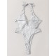 Halter Deep V Neck Backless Sexy Monokini Swimwear Halter Deep V Neck Backless Sexy Monokini Swimwear