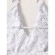 Halter Deep V Neck Backless Sexy Monokini Swimwear Halter Deep V Neck Backless Sexy Monokini Swimwear