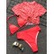 Printed Three-Piece Tankini Swimsuit