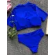 Plain Short Sleeve Tankini Swimsuit Plain Short Sleeve Tankini Swimsuit
