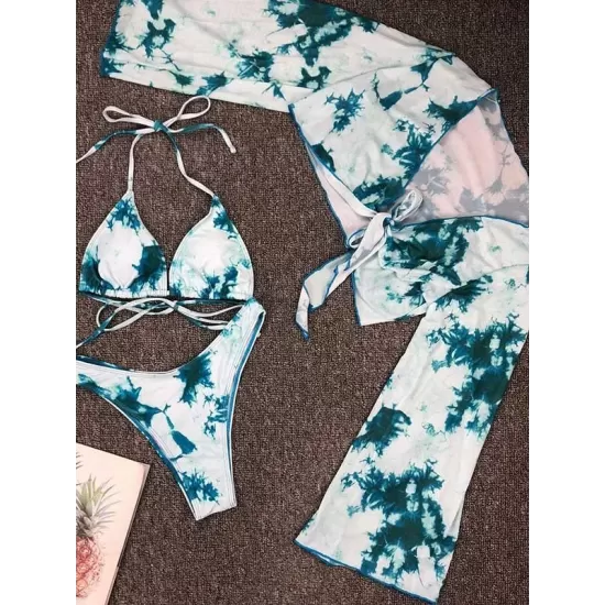 Sexy Strapless &Sun Shirt Leopard Print Three Piece Tankini Swimsuit Sexy Strapless &Sun Shirt Leopard Print Three Piece Tankini Swimsuit