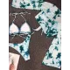 Sexy Strapless &Sun Shirt Leopard Print Three Piece Tankini Swimsuit Sexy Strapless &Sun Shirt Leopard Print Three Piece Tankini Swimsuit