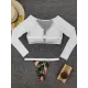 Sexy Round Collar Piece Long Sleeves Split Bikini Swimsuit Sexy Round Collar Piece Long Sleeves Split Bikini Swimsuit