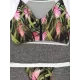 Sexy Round Collar Piece Long Sleeves Split Bikini Swimsuit Sexy Round Collar Piece Long Sleeves Split Bikini Swimsuit