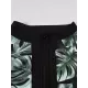 Floral-Print Split-Joint Split Wetsuit Floral-Print Split-Joint Split Wetsuit