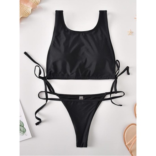 Vest Bandage Split Tankinis Swimsuit Vest Bandage Split Tankinis Swimsuit