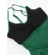 Tiered Falbala Long Section Split Bikini Swimsuit Tiered Falbala Long Section Split Bikini Swimsuit