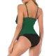 Tiered Falbala Long Section Split Bikini Swimsuit Tiered Falbala Long Section Split Bikini Swimsuit