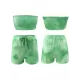 Sporty Tie-Dyed Gradient Bandeau Split Tankini Swimsuit Sporty Tie-Dyed Gradient Bandeau Split Tankini Swimsuit