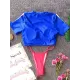 Sports Half Sleeve Split Bikini Swimsuit Sports Half Sleeve Split Bikini Swimsuit