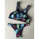 Sports Style Floral Bralette Tankini Swimwear Sports Style Floral Bralette Tankini Swimwear