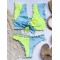 Bowknot Ruffles Tankini Swimwear