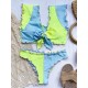 Bowknot Ruffles Tankini Swimwear Bowknot Ruffles Tankini Swimwear