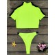 Short Sleeve Zipper Tight Brazilian Tankini Swimwear Short Sleeve Zipper Tight Brazilian Tankini Swimwear