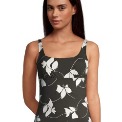 Floral Printed High-Waisted Split Swimwear