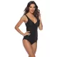 Floral Printed Plunging Bowknot Tankini Swimsuit Floral Printed Plunging Bowknot Tankini Swimsuit