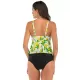 Floral Printed Falbala High-Waisted Tankini Swimwear Floral Printed Falbala High-Waisted Tankini Swimwear