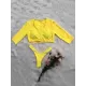 Plain Knot Front Tankini Swimwear Plain Knot Front Tankini Swimwear