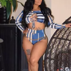 Off-The-Shoulder Long Sleeve High-Waisted Floral Printed Wetsuit Swimwear