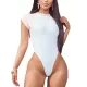 Sexy Backless Color-Block Short Sleeve One-Piece Wetsuit Sexy Backless Color-Block Short Sleeve One-Piece Wetsuit