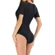 Sexy Bandage Deep V-Neck Short Sleeve Wetsuit Sexy Bandage Deep V-Neck Short Sleeve Wetsuit