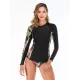Floral Printed Two Pieces Wetsuit Floral Printed Two Pieces Wetsuit